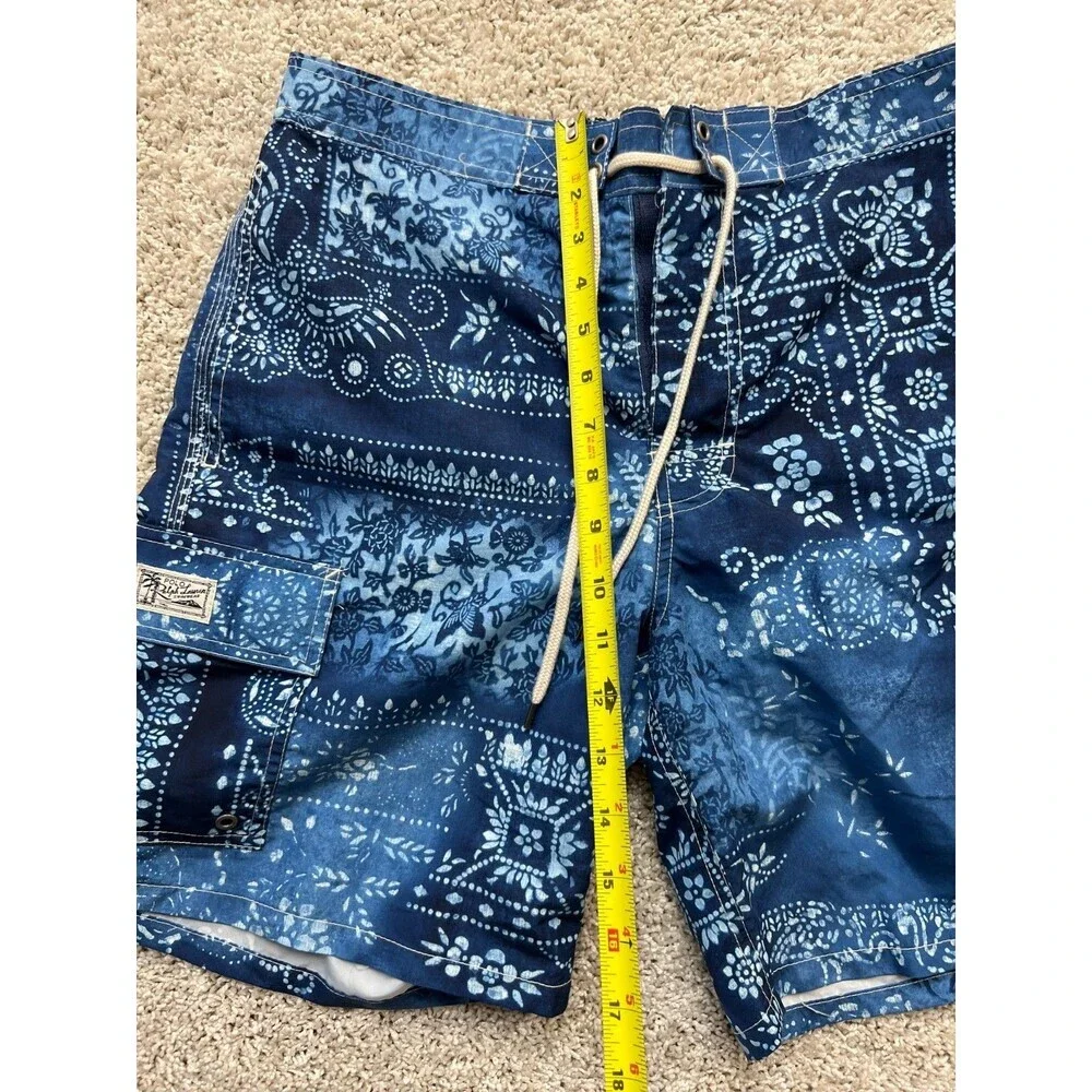Polo Ralph Lauren Graphic Print Swimwear With Liner Drawstring Mens Medium